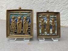 Bronze Ikone, Drei Heilige