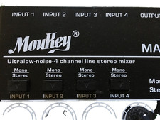 4 Channel line stereo Mixer