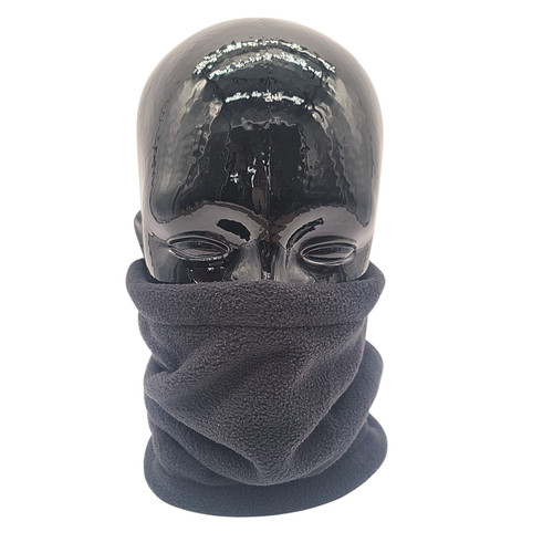 Schlauchschal fleece schwarz - fleece,
