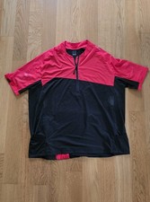 Decathlon T Shirt Trikot Fahrrad Gr 3 XL rot schwarz