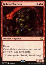 Goblin Chieftain ~ Duel Decks