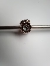 Pandora Charm Blume mit Blautopas 925 Silber ALE - 790279BTP