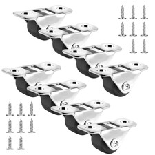 8 Stück Radrollen Gummi