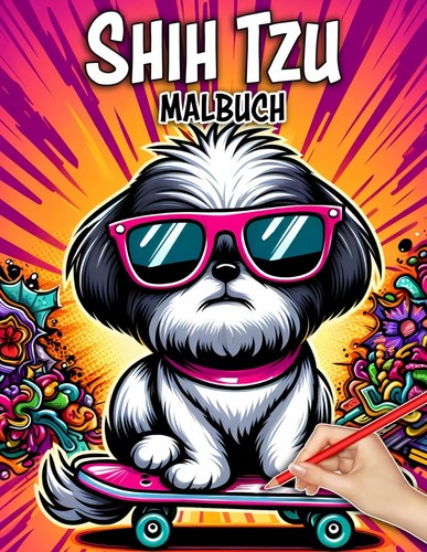 Shih tzu malbuch - malbuch, für