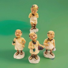 4x Wackelkopf Figuren –