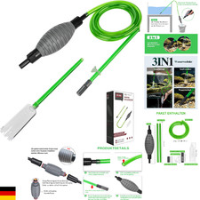 Aquarium-Gravel-Cleaner | 2-in-1 Sand-Wasser-Filter | Anti-Back-Valve