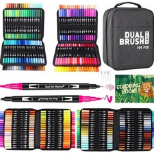Dual Brush Pen Set 144 Farben