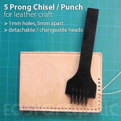 Leder handwerk nähen meißel - nähen,
