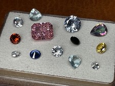 Edelstein Konvolut Sammlung teils geschliffen teils Roh RZ 15