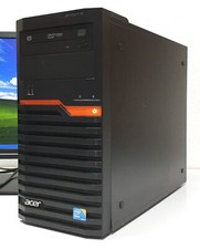 Acer AT 110 F2 Windows XP PC 3,10GHz 4GB 500GB DVD-RW Computer COM für Maschinen