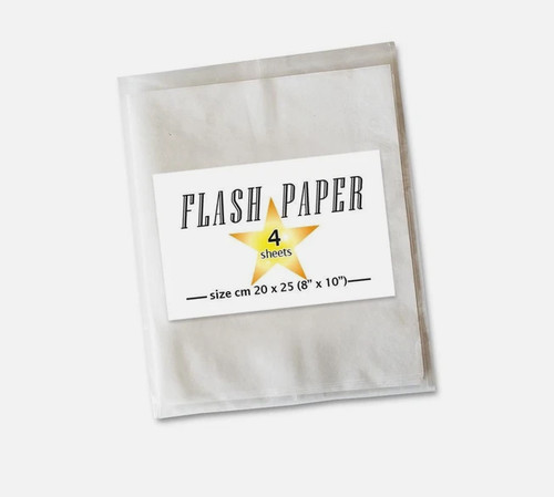 Flash paper pyropapier feuer - flash,