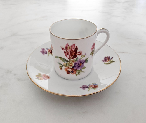 Mokkatasse beyer bock blumen - &,