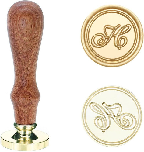 Siegelstempel initialen 25mm - h,
