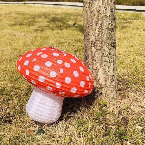 Pilz papierlaternen - papierlaternen, 3d
