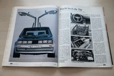 Auto Motor Sport AMS 06/1981 VW Golf I 1.6 Turbo mit 135PS von Rinspeed in einer