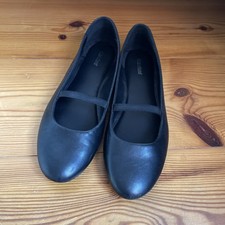 Graceland Ballerina Damenschuhe flache Schuhe Gr. 39 Schwarz Ballerinas Mädchen