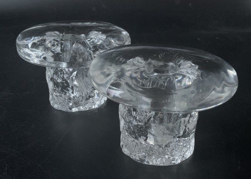 Eisglas pilz kerzenständer - eisglas,