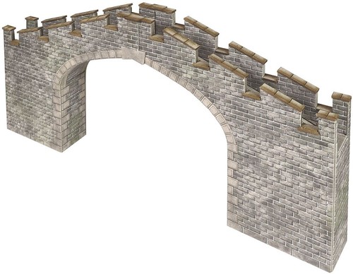 Spur burgmauer brücke - burgmauer,