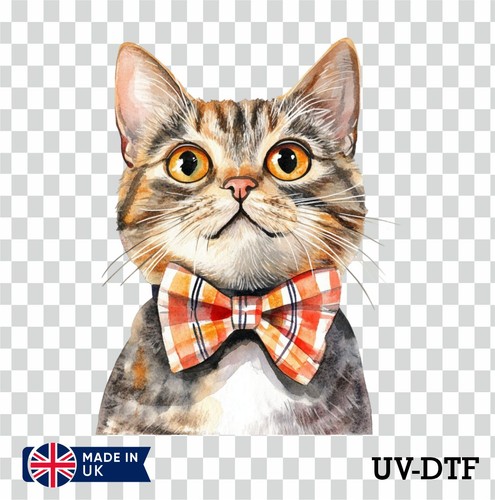 Katze weihnachten dtf - katze, uv