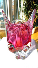 Große schwere glas - große, vase
