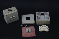 alter Serienschalter Schalter Lichtschalter Aufputz Kippschalter DDR grau