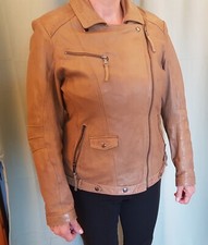 Lederjacke,Nubuk, Bikerstil
