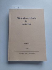 Märkisches jahrbuch für - märkisches,