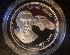 Ludwig erhard medalie 15g - erhard, pp