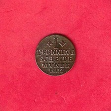1 Pfenning 1802, Karl Wilhelm Ferdinand von Braunschweig-Wolfenbüttel
