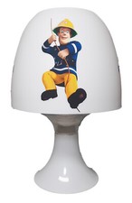 Tischleuchte Kinder ✿ FEUERWEHR Sam ✿Tischlampe Schlummerlicht Nachttisch Schlaf