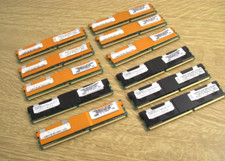 11x Server RAM DDR2 ECC Fully Buffered Memory 2x1GB+5x512MB Hynix,4x512MB Elpida