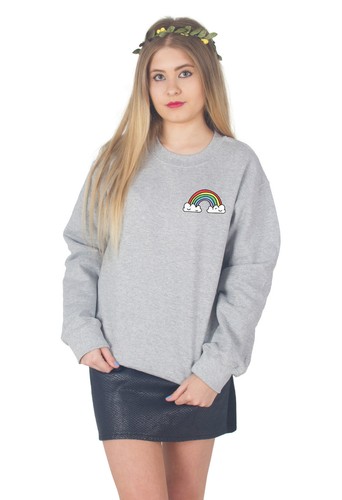 Regenbogen taschen pullover - regenbogen,