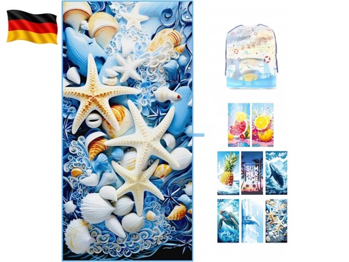 Strandtuch 180 90cm - strandtuch,