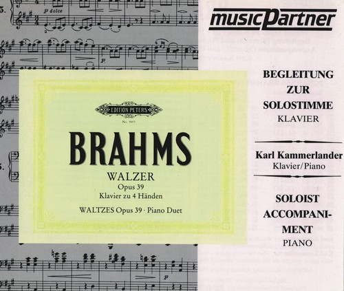 Klavier walzer - klavier, op.39