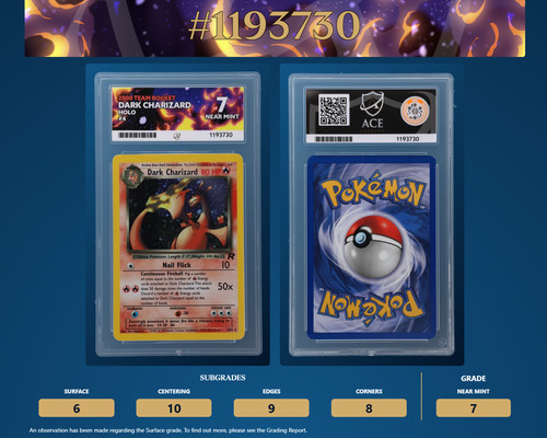 Dark charizard holo team - dark,