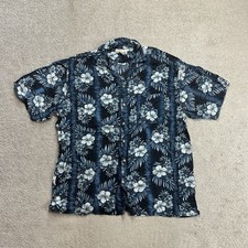 HAWAII Hemd Hawaiishirt Floral XL Magnum Rockabilly Hawaiianer Aloha 9402 Blau
