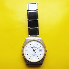 solide HERREN ARMBANDUHR, "Meister-Anker" -Quartz, Datum, Zentralsek-gute Funkt.