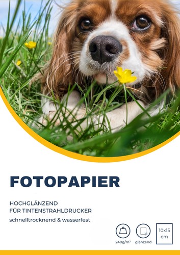 Fotopapier glänzend und - , matt