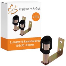 2 x Halter Rundumleuchte