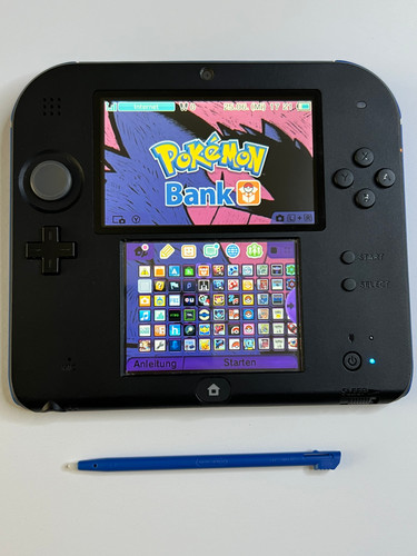 Nintendo 2ds schwarz blau mit - 2ds,