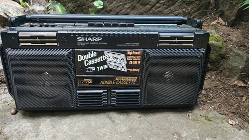 Vintag ghettoblaster sharp - vintag,