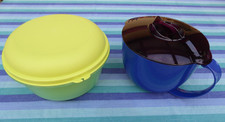 Tupperware Mikrowellenkanne, Schüssel Clarissa 1,5 L mit Frische-Gitter