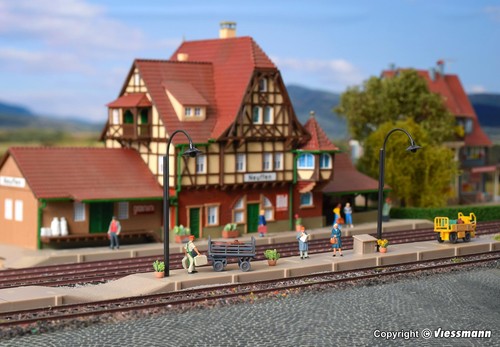 Station bahnsteig gauge - station,