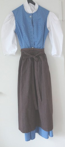 Dirndl mittelblau sehr - dirndl,