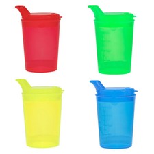 Schnabelbecher 3 Stk, Trinkhilfe Öffnung 12 x10 mm - verschiedene Farben