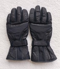 Motorrad Handschuhe XS PROBIKER schwarz NEU Leder Nylon