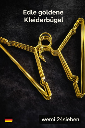 Edle metall kleiderbügel - edle, gold