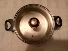 Konvolut 18/10 Edelstahltöpfe 3 Stück Topf groß +Deckel / klein WMF TRANSTHERM