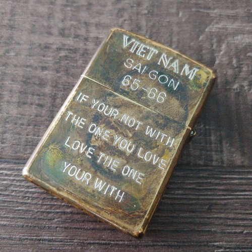 Zippo vietnam in - 65-66, in-country