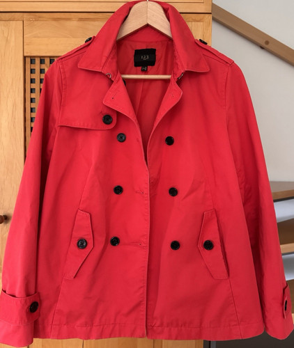 Jacke rot baumwolle - baumwolle, kurz